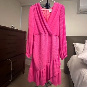 One33 Social Elegant Pink Women's Dress